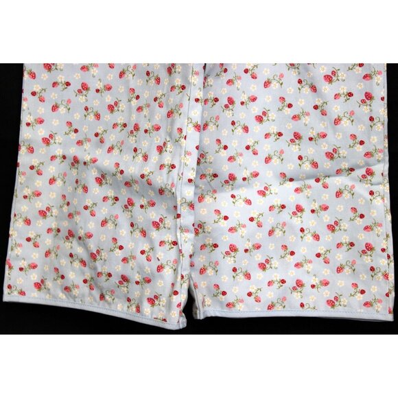 NEW 2004 Gymboree Strawberry Patch Blue Print Pants Adjustable Waist Flare sz 8 - Picture 4 of 9